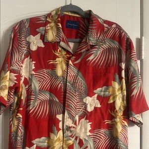 Tommy Bahama Red Floral Men's Shirt